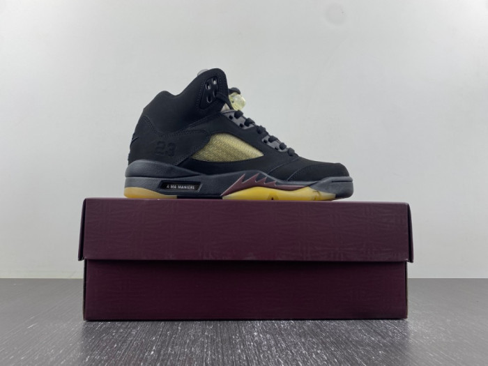 A Ma Maniére x Air Jordan 5 “Black” FD1330-001