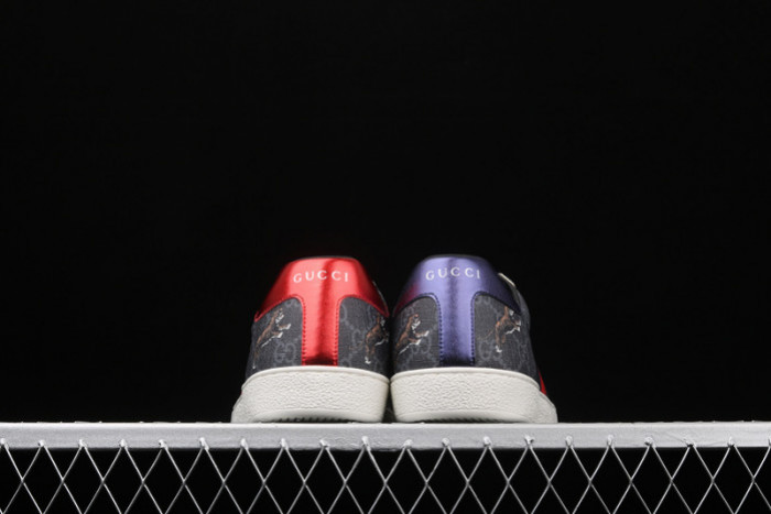 G*u*i jbg leather and sued black and tiger ‎429445 g0k20 1102