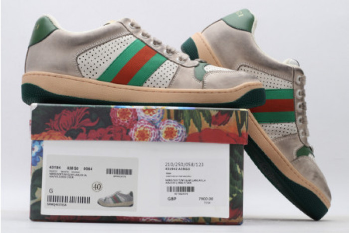 G*u*i ace embroidered low-top sneaker 9az1xj378j4