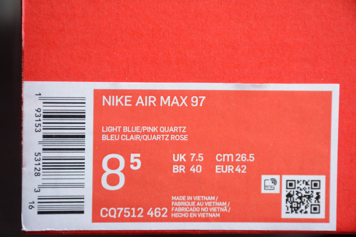 nike air max 97 corduroy light bule cq7512-462